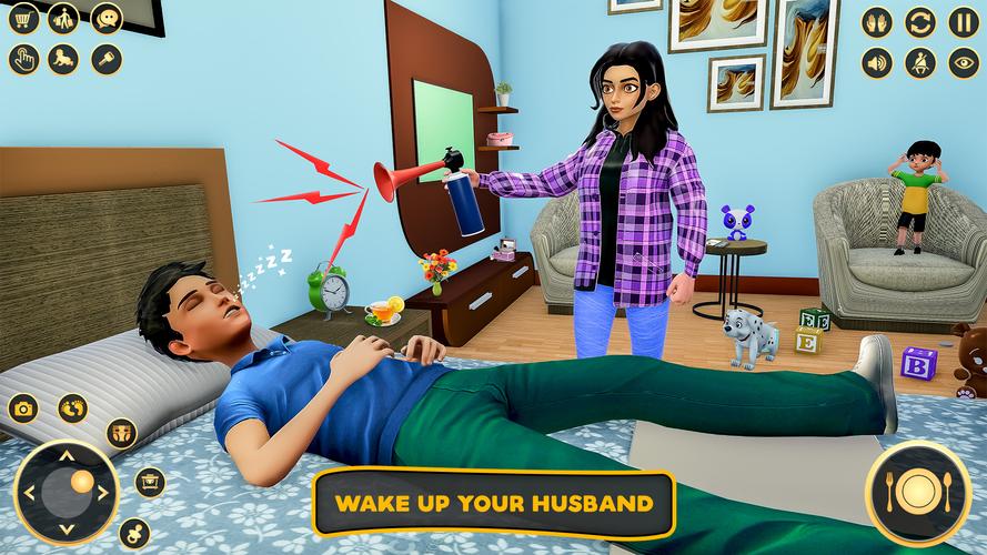 Mom Simulator Family Games 3D Captura de tela 0