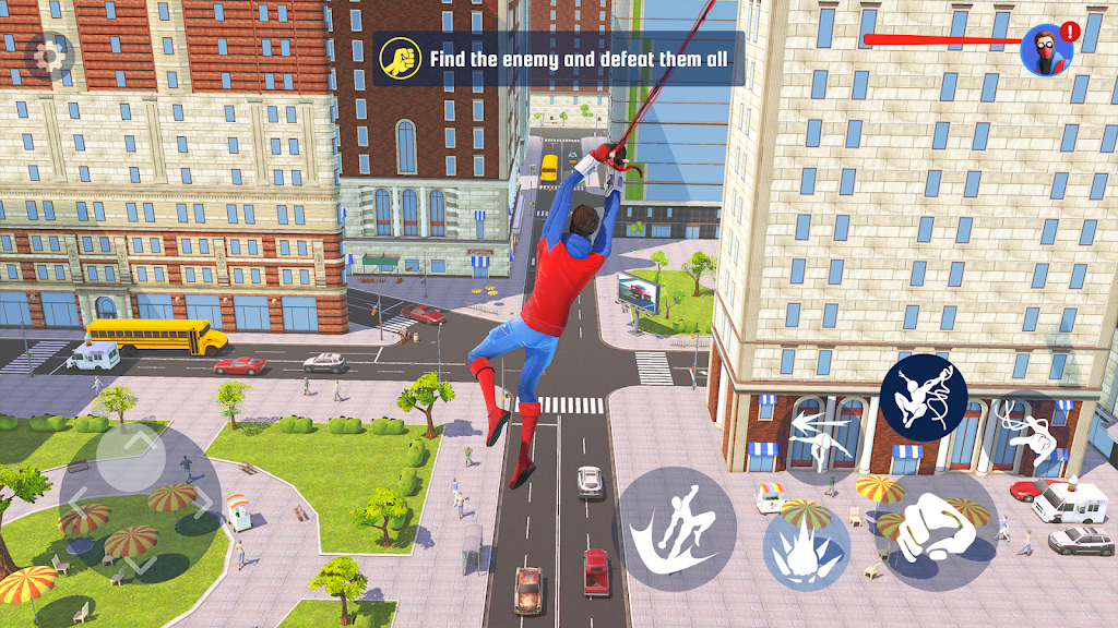 Spider Fighting: Hero Game ဖန်သားပြင်ဓာတ်ပုံ 2