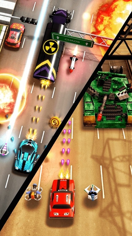 Chaos Road: Combat Car Racing应用截图第1张