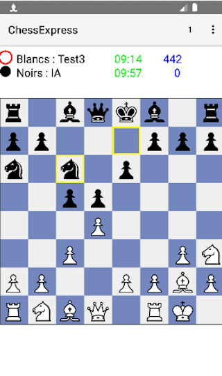 ChessExpress Echecs en ligne स्क्रीनशॉट 1