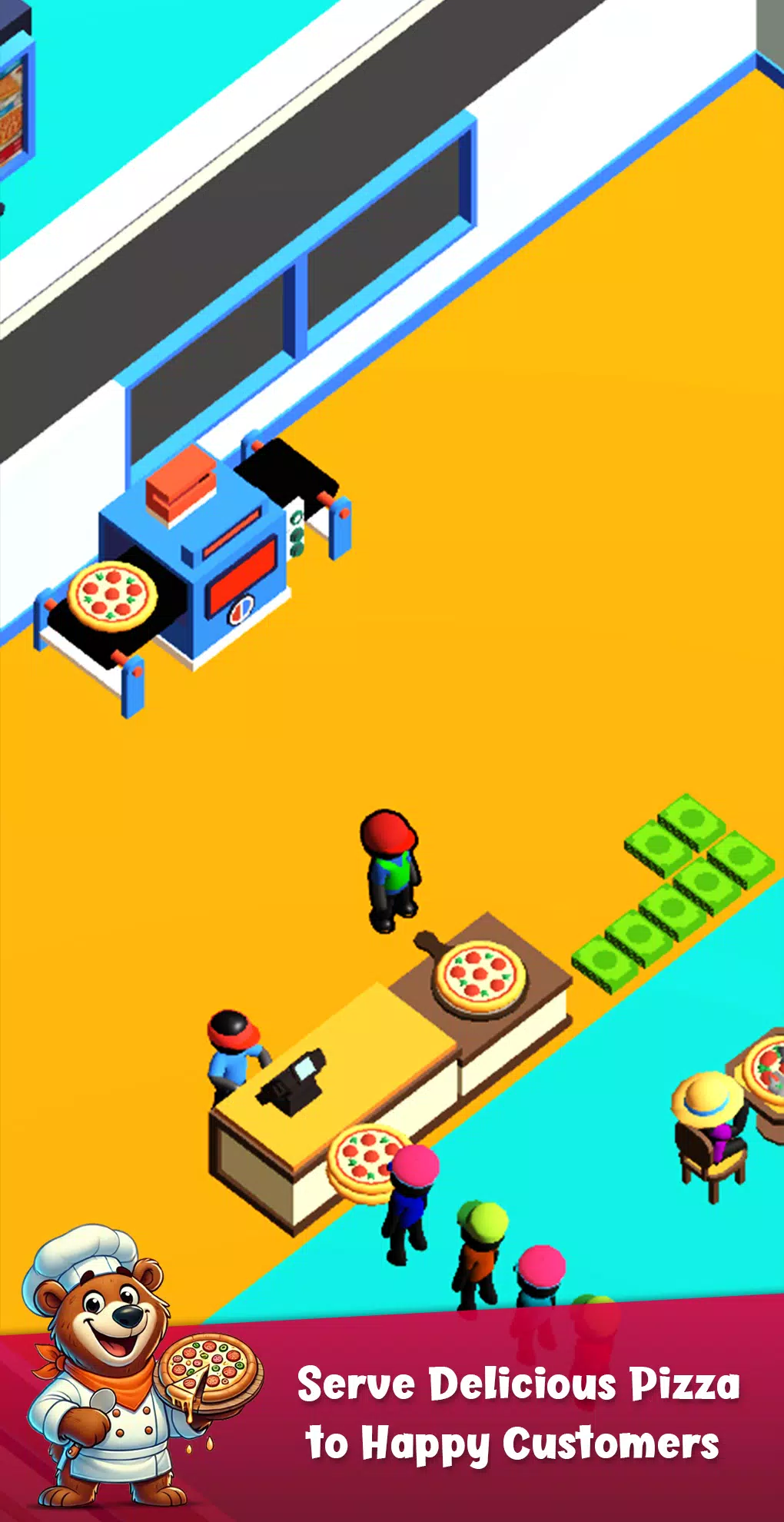 Bear Pizza Maker:Cooking Games スクリーンショット 0