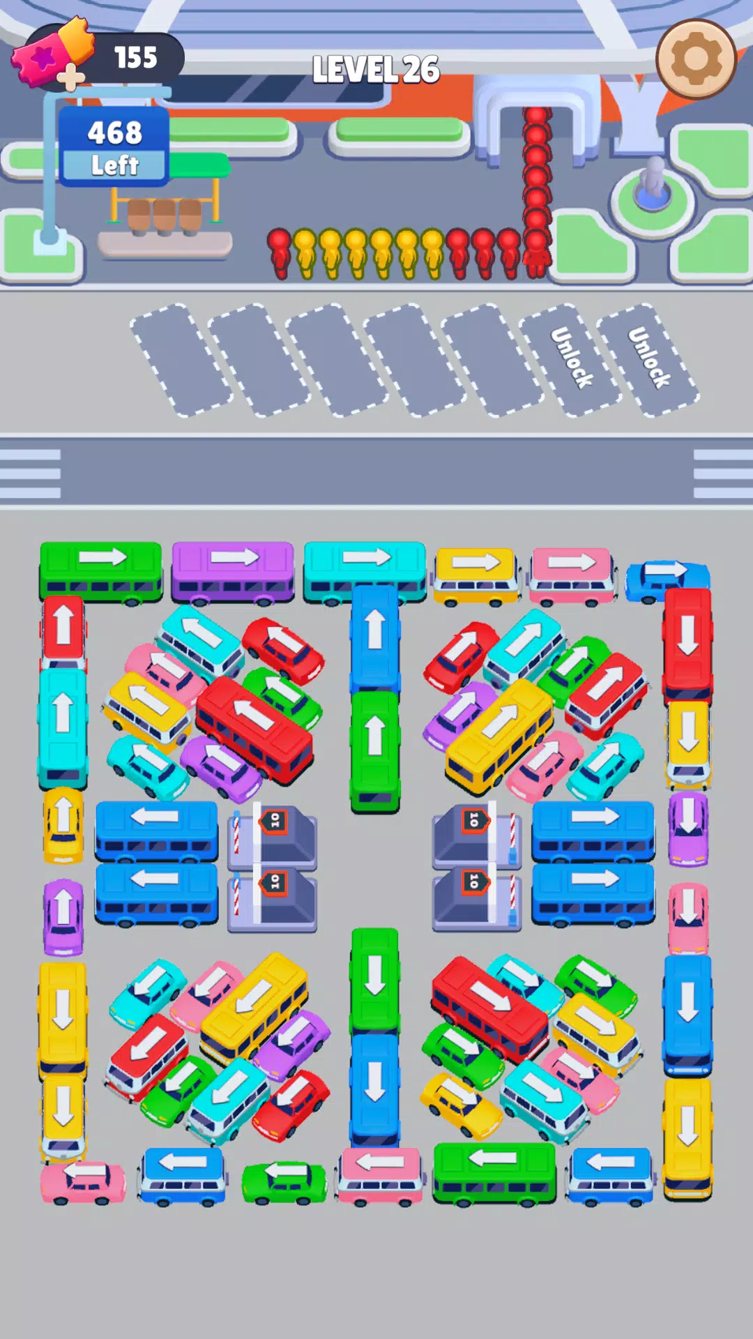 Bus Sort: Car Parking Jam Captura de pantalla 0