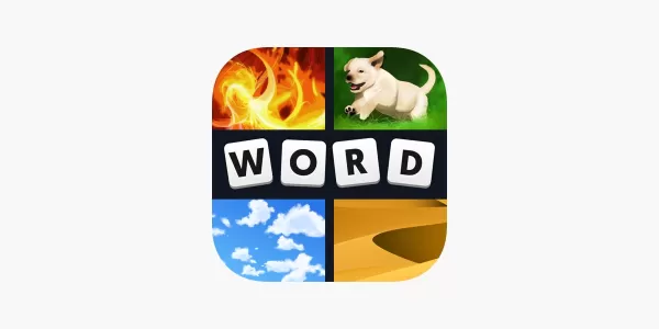 4图片1个字图像