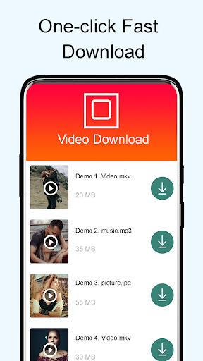 X Hot Video Downloader- Free Video Downloader 2021 ภาพหน้าจอ 3