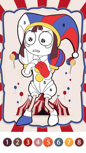 Color by Number:Digital Circus 螢幕截圖 1