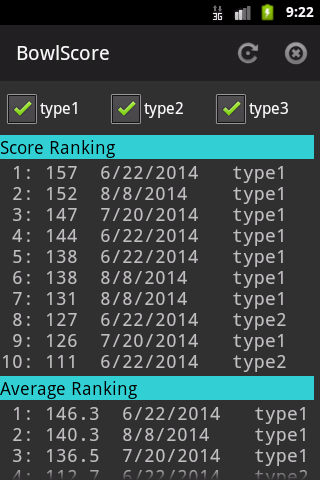 BowlScore 10 ဖန်သားပြင်ဓာတ်ပုံ 2