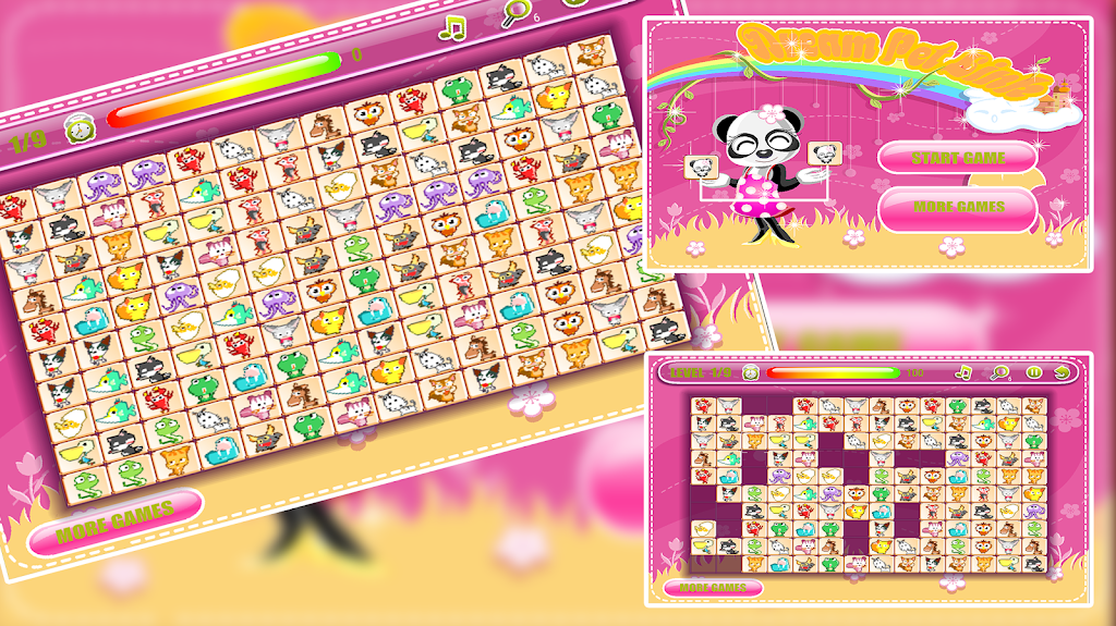 Dream Pet Link: Animal Mahjong Connect应用截图第3张