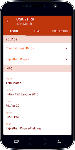 Live Cricket Score & News 스크린샷 3