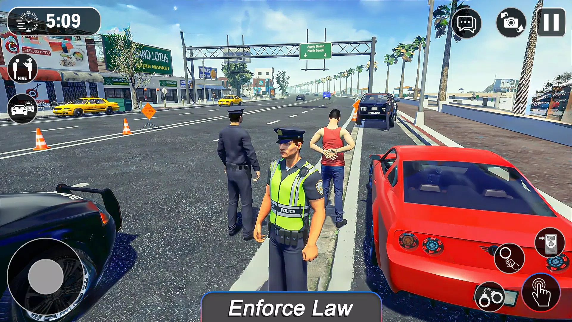 Border Petrol Police Games 3D 螢幕截圖 1