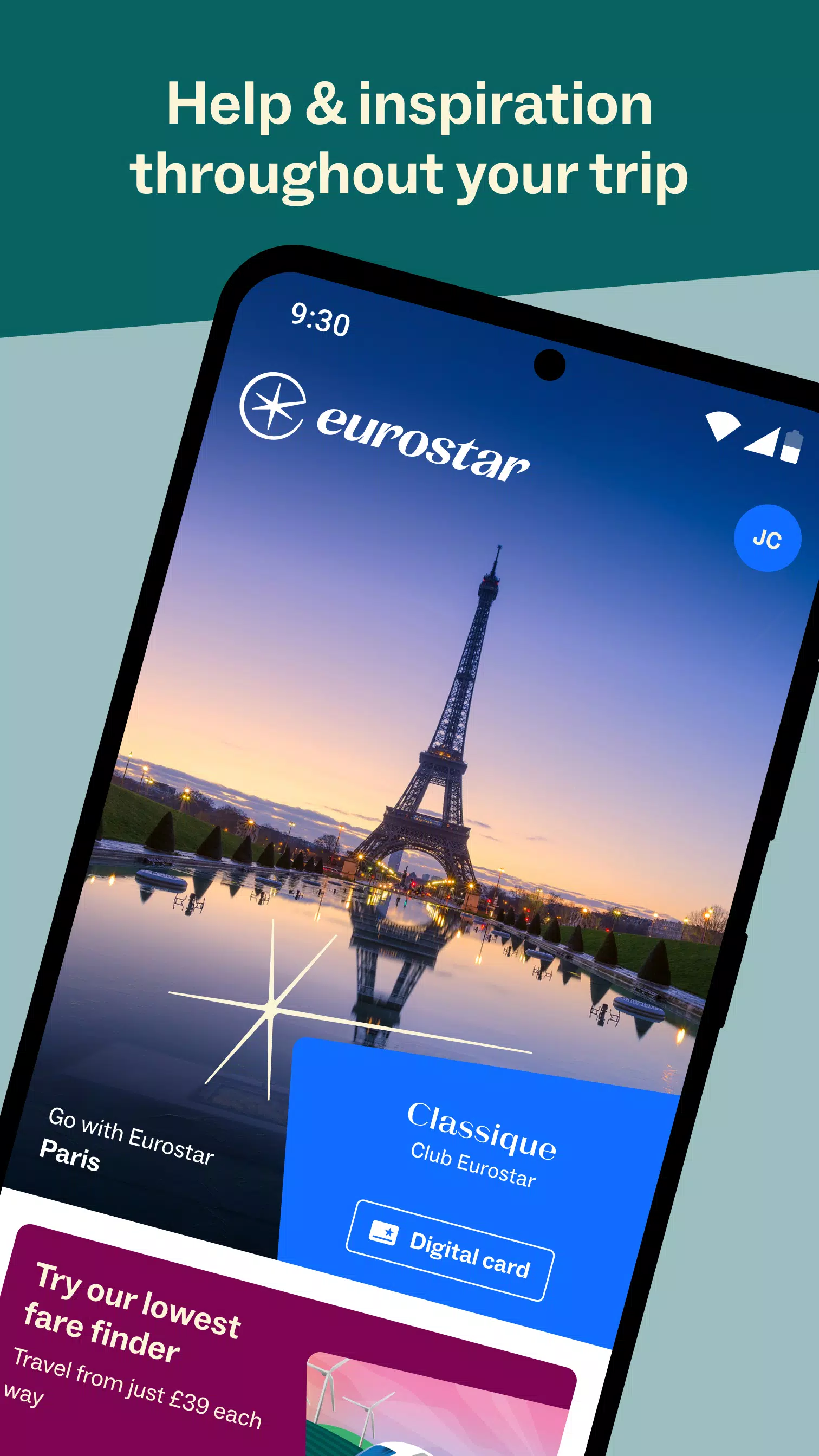 Eurostar Trains Capture d'écran 1