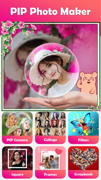 Photo PIP Camera Collage Maker Ảnh chụp màn hình 2