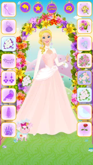 Princess Wedding Dress Up Game Zrzut ekranu 1