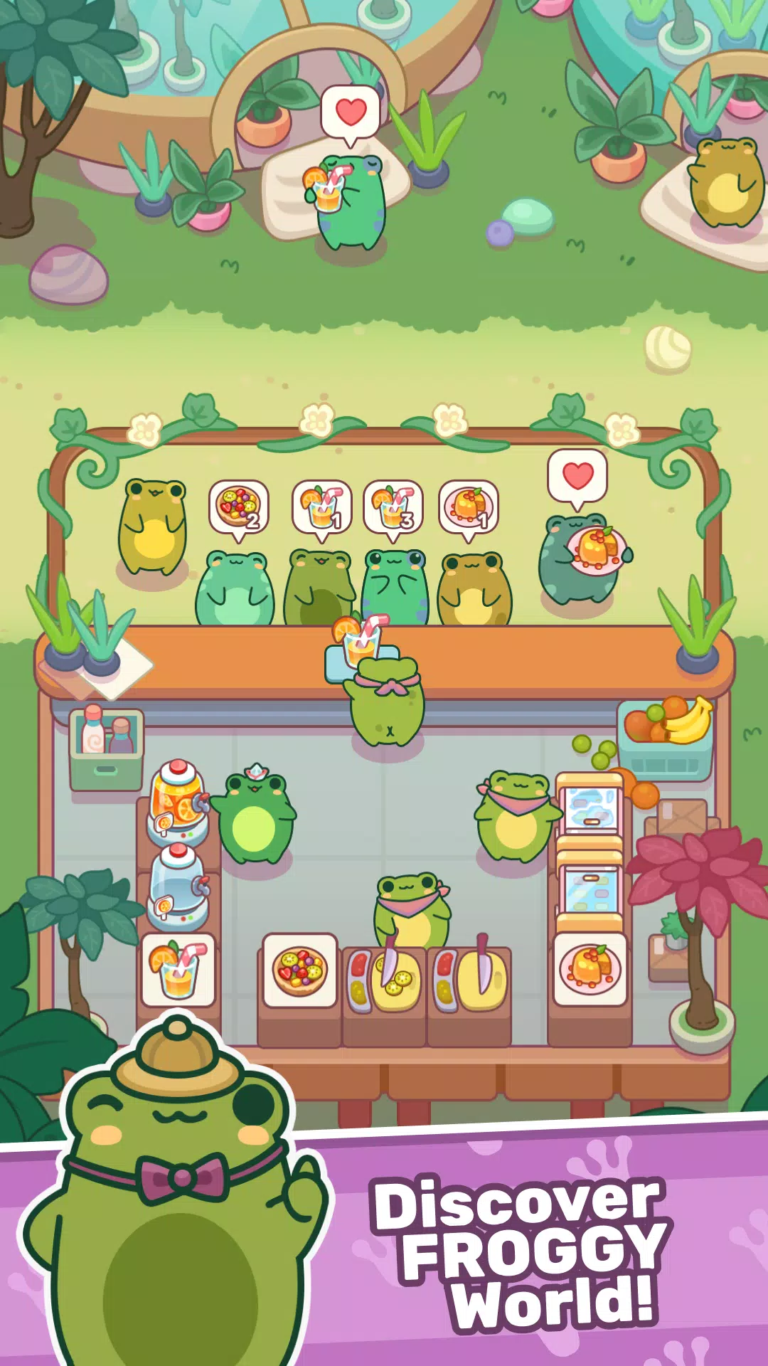 Frogs Kitchen Captura de pantalla 2