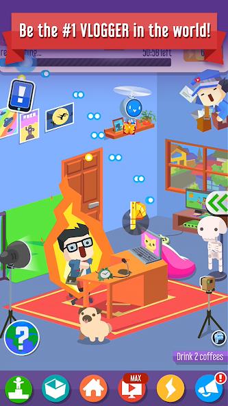 Vlogger Go Viral: Tuber Life Mod 스크린샷 3