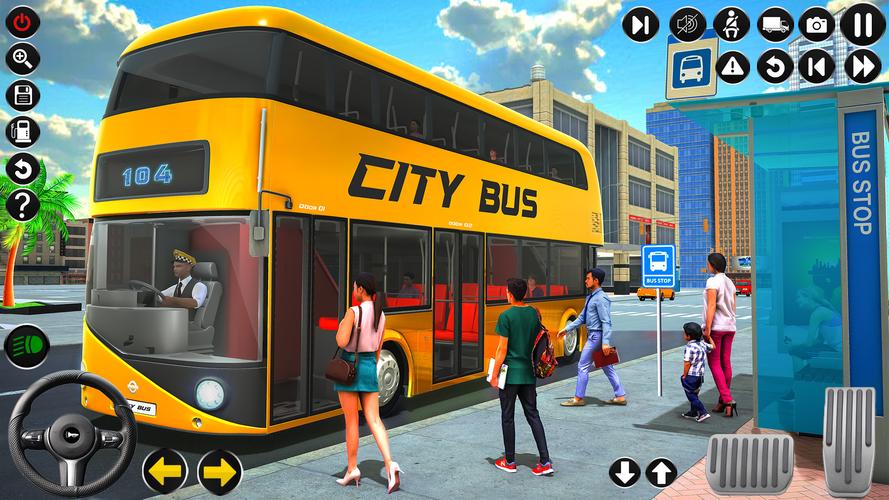 Passenger Bus Driving Games 3D Screenshot 0