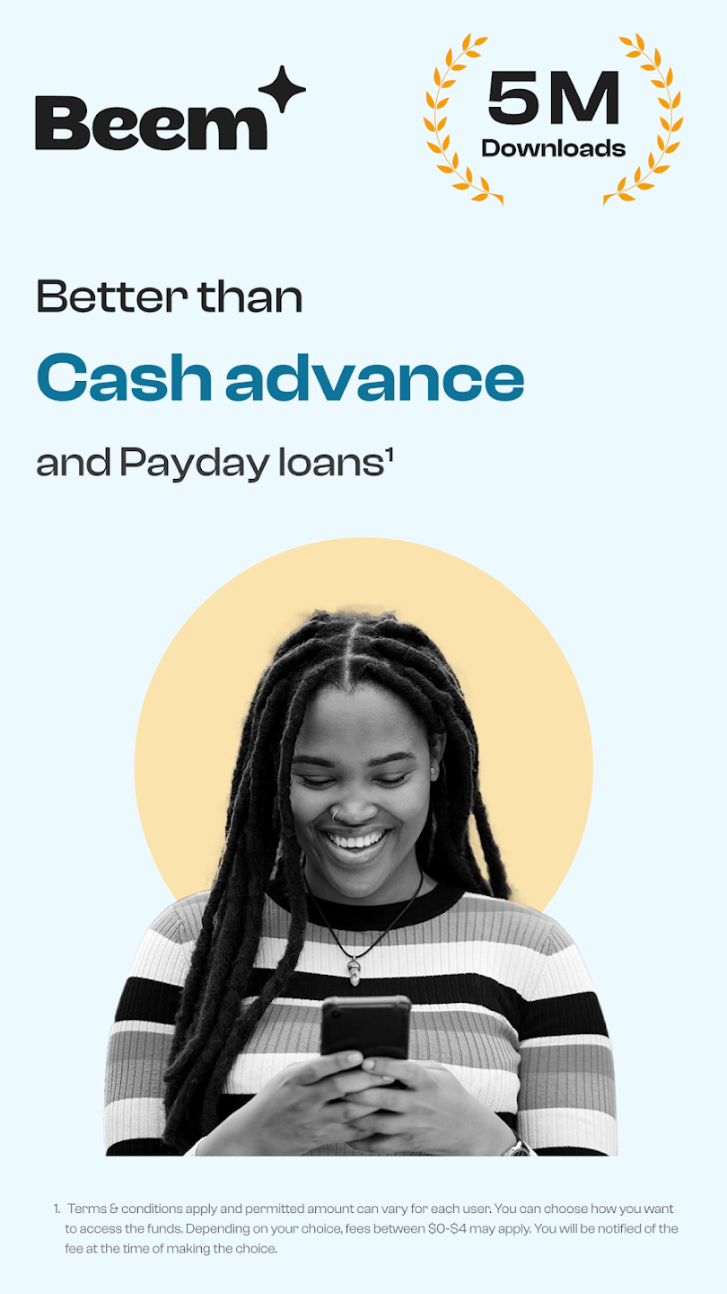 Beem: Better than Cash Advance Capture d'écran 0