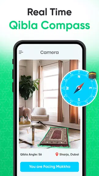 Qibla Direction: Qibla Compass ภาพหน้าจอ 0