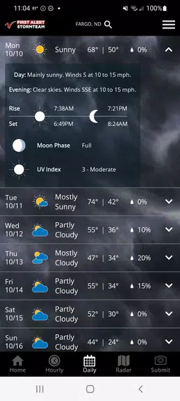 VNL Weather 螢幕截圖 1