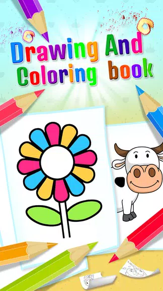 Drawing and Coloring Games Schermafbeelding 1