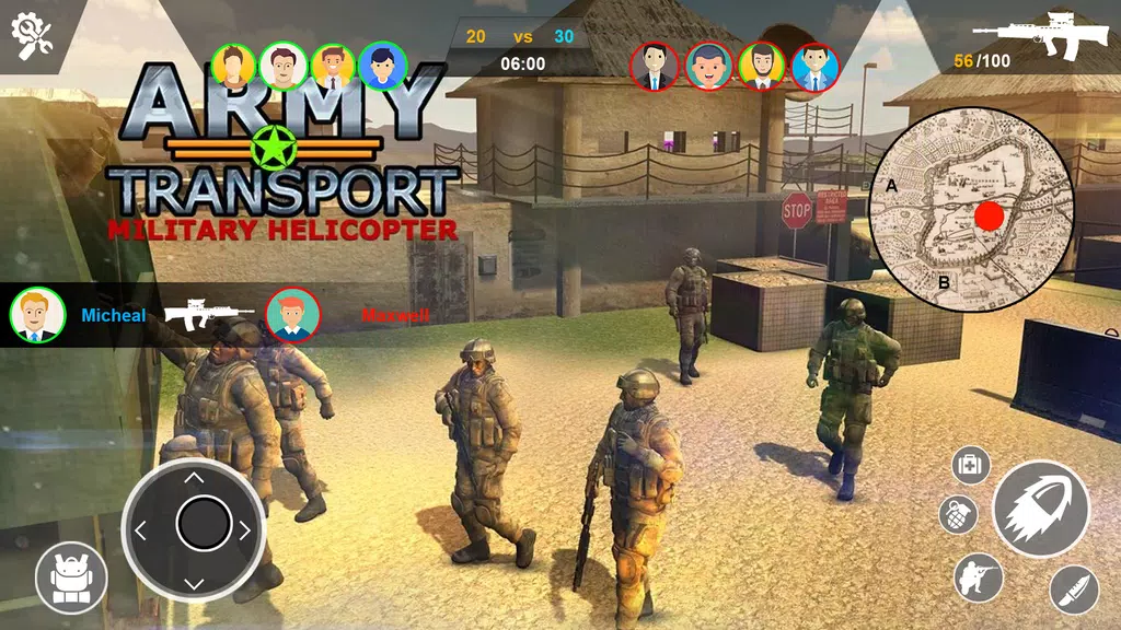 Army Transport Helicopter Game Tangkapan skrin 0