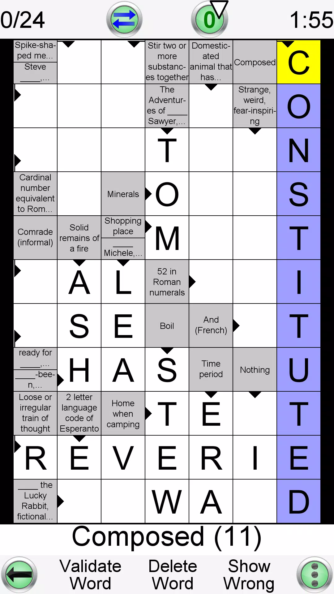 Schermata Arrow Crossword 0