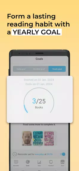 Bookly: Book & Reading Tracker Capture d'écran 3