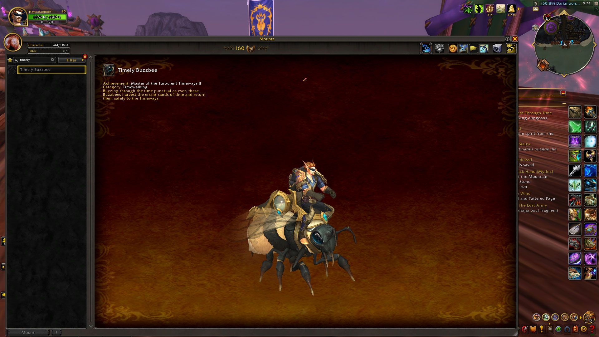 Mounts de temps turbulents dans le monde de World of Warcraft