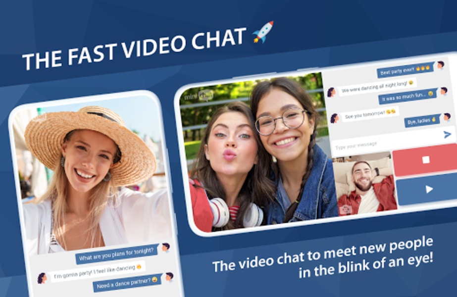 Minichat – Videochat rápido Captura de pantalla 0