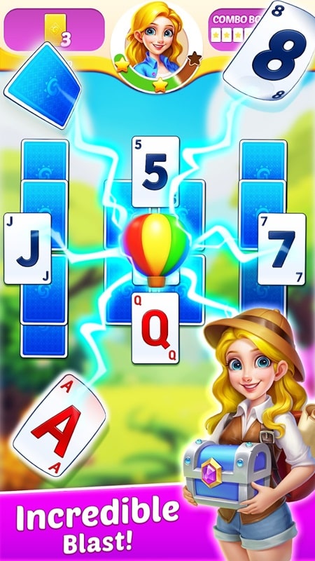 Solitaire Tripeaks Diary 螢幕截圖 2