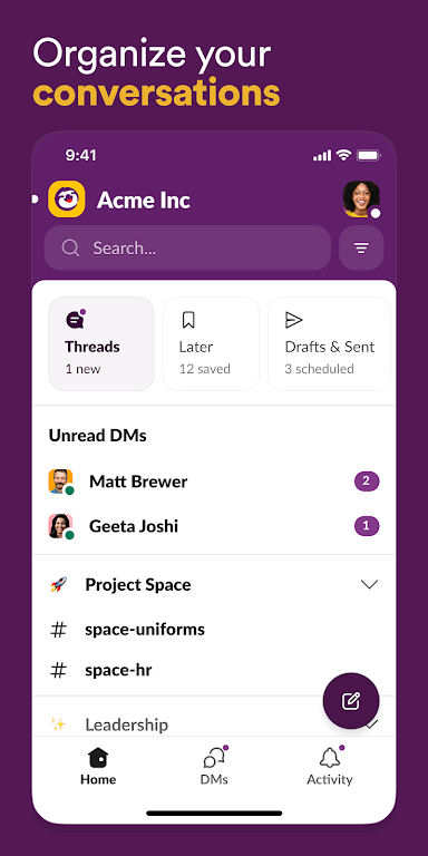 Slack Ekran Görüntüsü 1