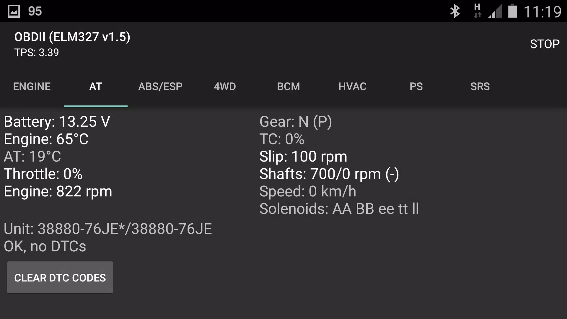 SZ Viewer: read DTC for Suzuki Ảnh chụp màn hình 1