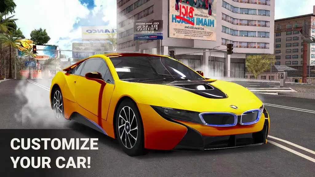 Driver BMW I8 Night City Racer 螢幕截圖 2