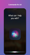 Commands for Siri voice app. Screenshot 0
