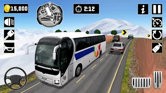 Indian Bus Driving Games 螢幕截圖 1