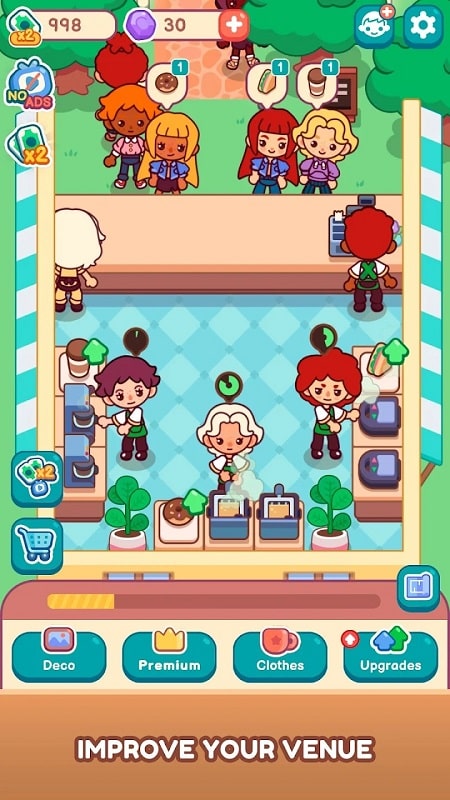 Schermata My Sweet Coffee Shop 2