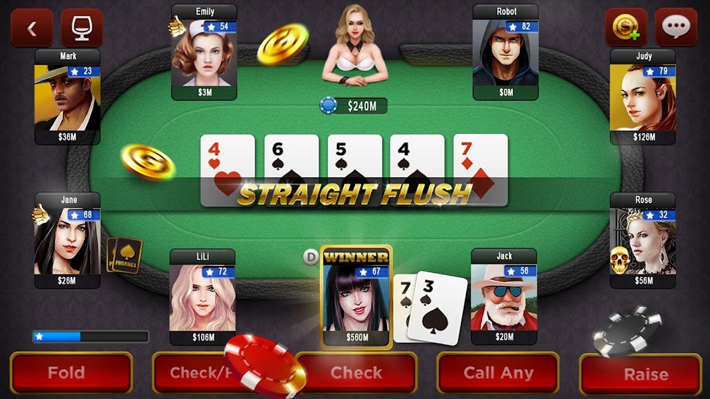 Spark Poker - Live Texas Holdem Casino 螢幕截圖 0