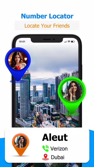 GPS Mobile Number locator App Zrzut ekranu 2
