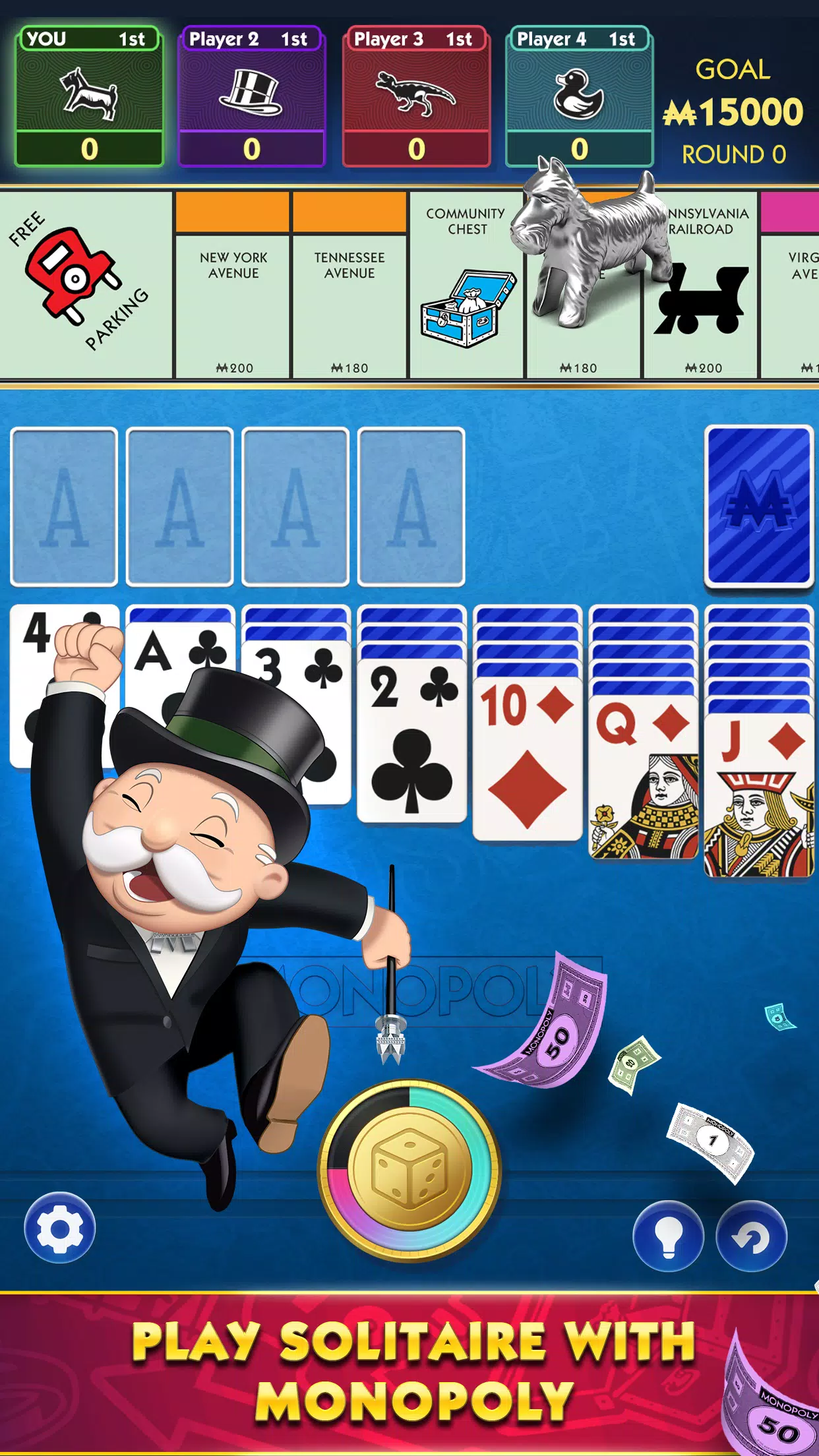 MONOPOLY Solitaire 螢幕截圖 0