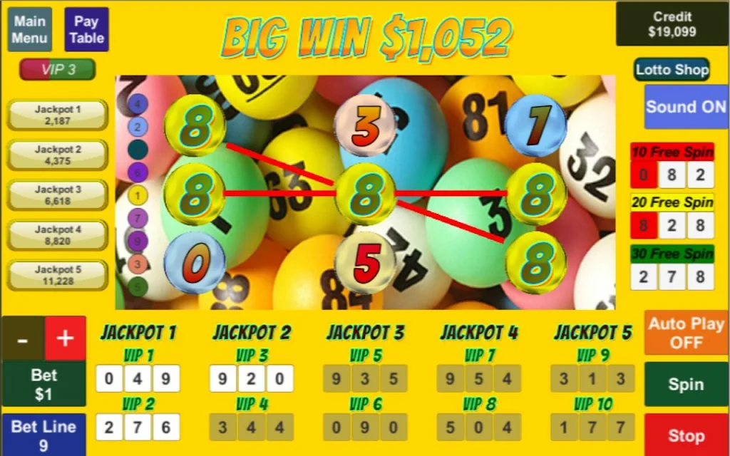 Slots - Lotto Jackpot ဖန်သားပြင်ဓာတ်ပုံ 1