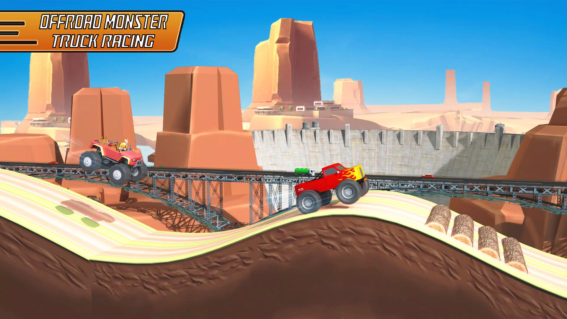 Uphill Racing - Hill Jump Game 螢幕截圖 0