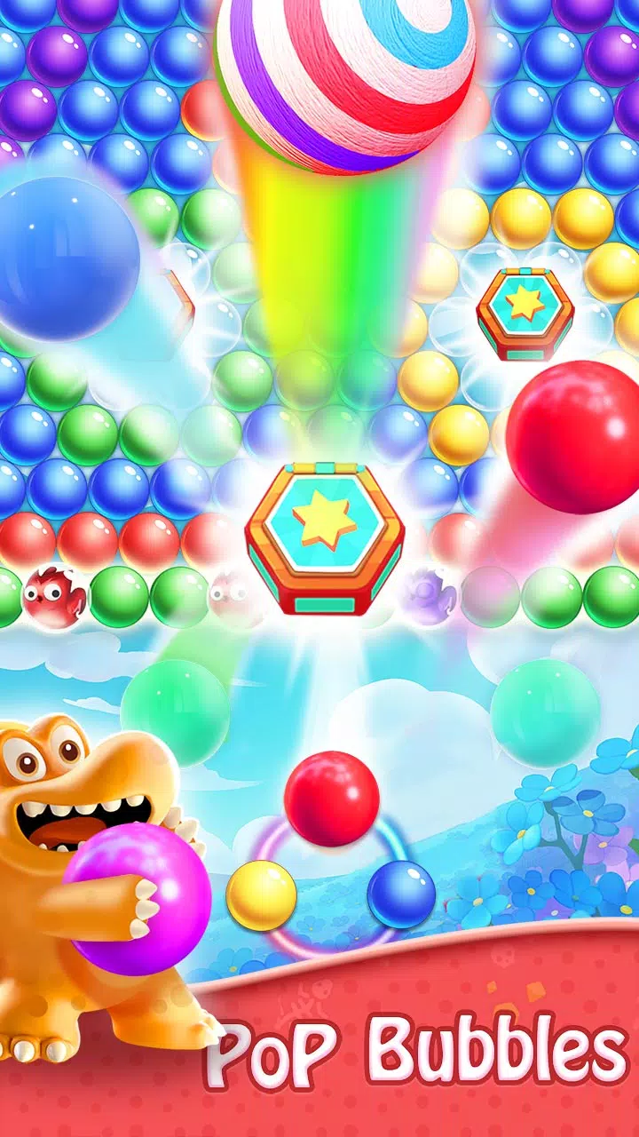 Bubble Shooter - Dino Match স্ক্রিনশট 1