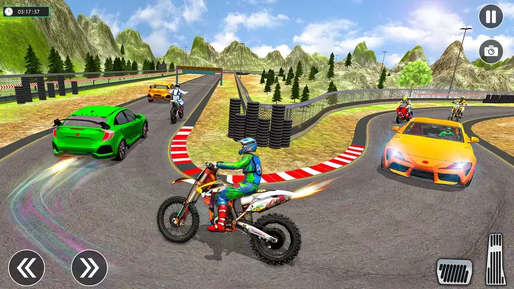 Schermata Sports Car vs Bike Racing 2