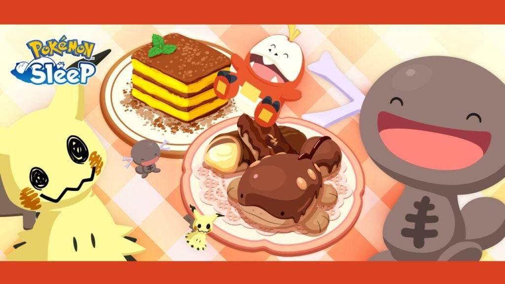 Pokémon Sleep célèbre la Saint-Valentin avec l'éclair, le cheesecake et plus de desserts!