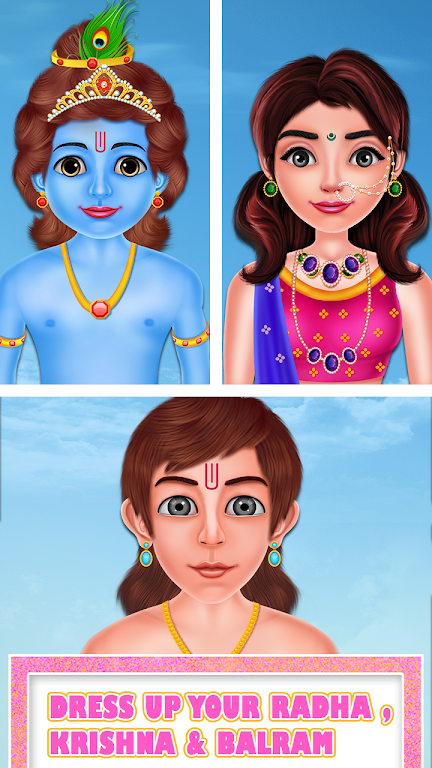 Cute Radha Fashion Makeover Schermafbeelding 2