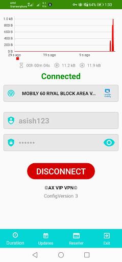 AX VIP VPN Capture d'écran 0