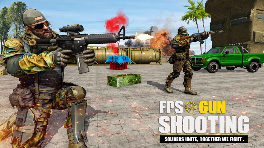 Gun Games Offline 3D Shooting স্ক্রিনশট 2