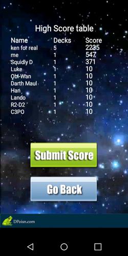 21 Solitaire Game 螢幕截圖 1