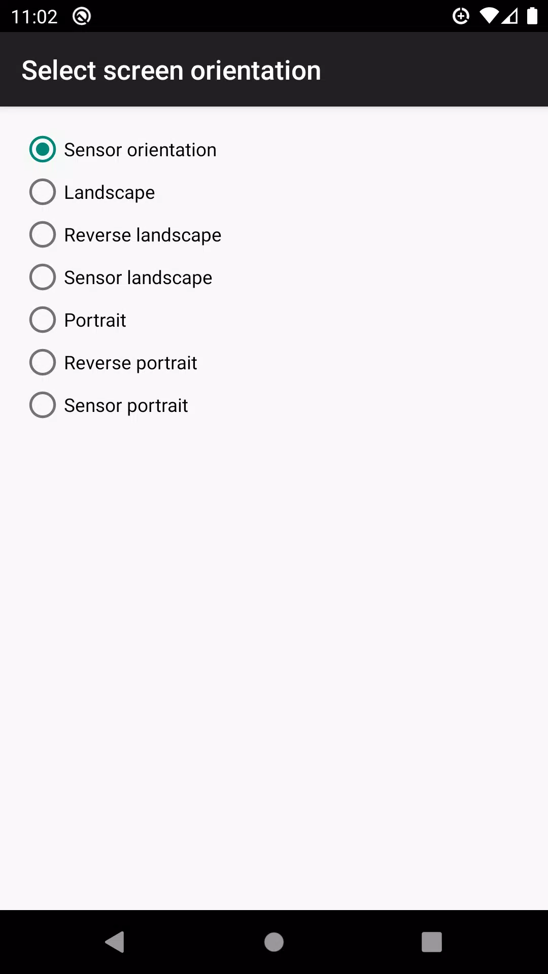 control screen rotation স্ক্রিনশট 3