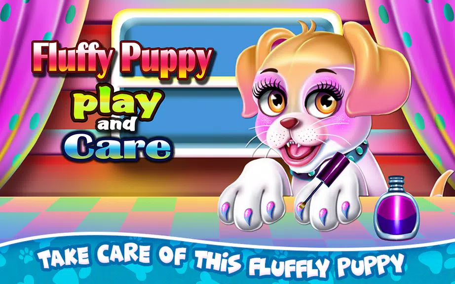 Fluffy Puppy Play and Care スクリーンショット 0