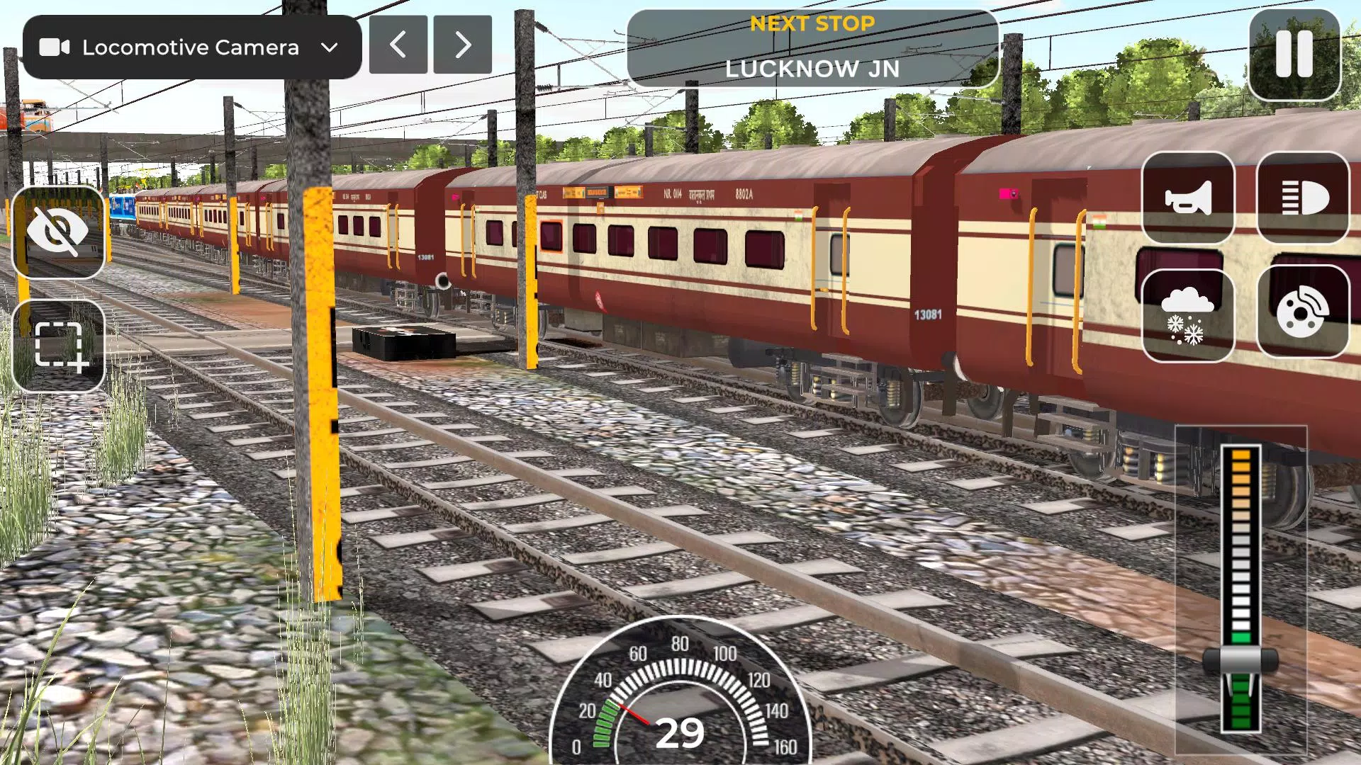 Indian Railway Train Simulator Schermafbeelding 3